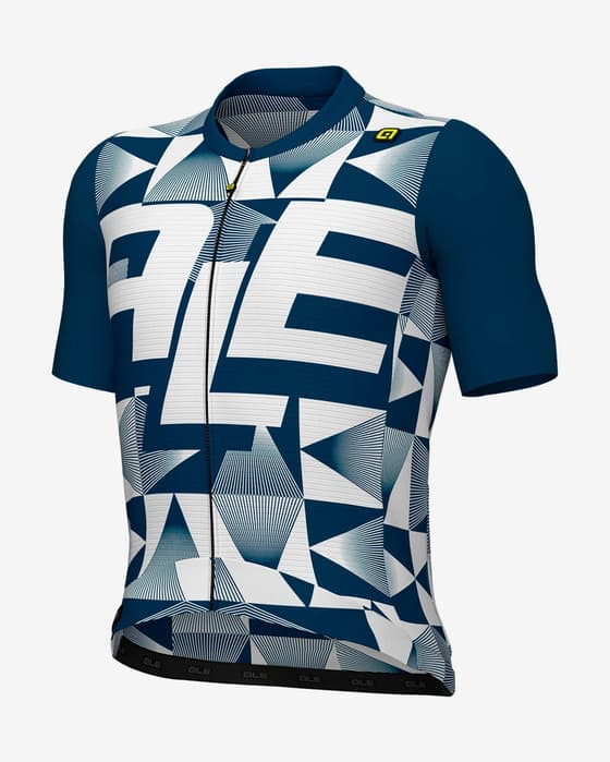 Maillot Alé PR.E Multiverso manches courtes bleu blanc gris