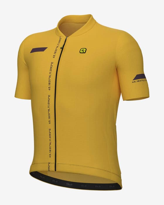 Maillot Alé PR.E Follow Me manche courte jaune ocre