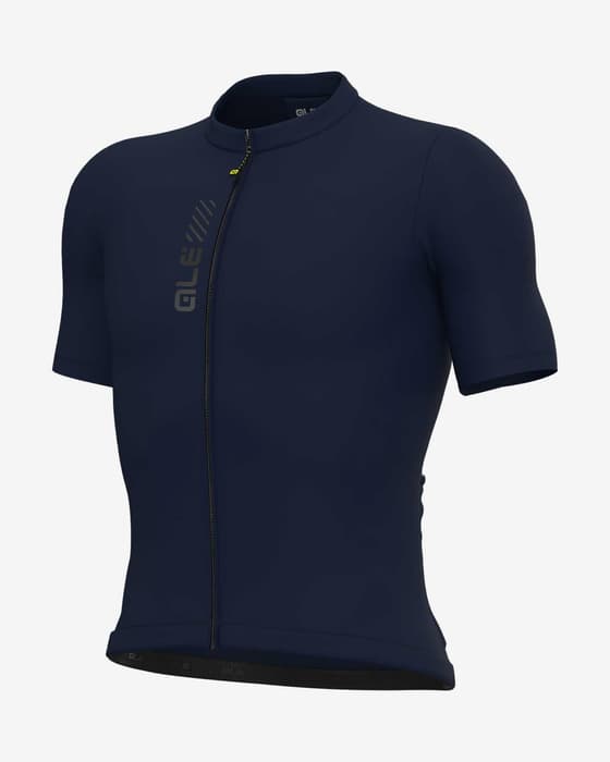 Maillot Alé PRAGMA Color Block manche courte bleu marine