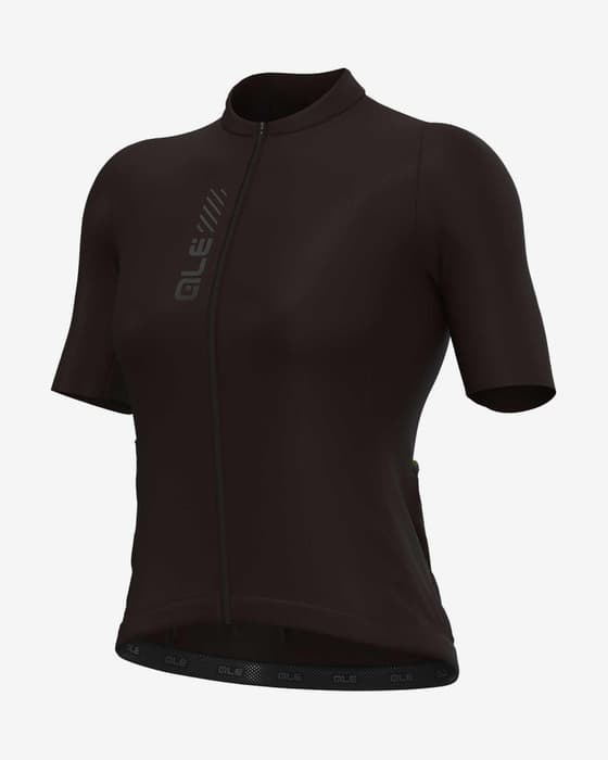 Maillot Alé PRAGMA Color Block Off Road manche courte marron cacao femme