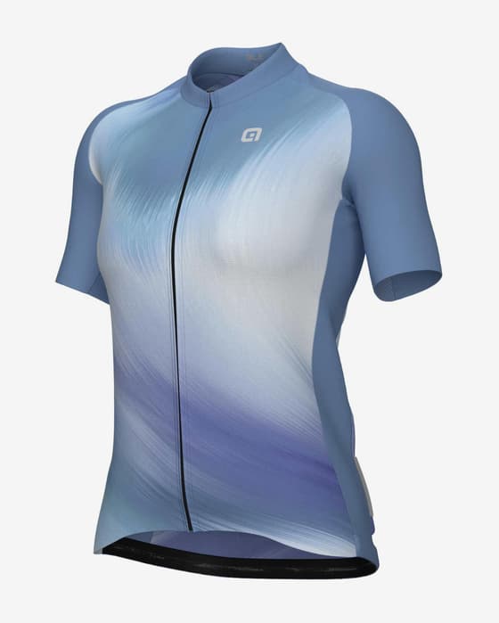 Maillot Alé Off-Road Gravel Monsone manche courte bleu clair femme