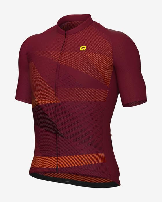 Maillot Alé PRAGMA Connect manche courte bordeaux