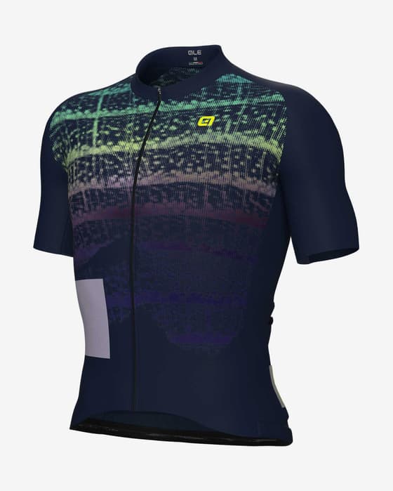 Maillot Alé Off-Road Gravel Creek manga corta azul