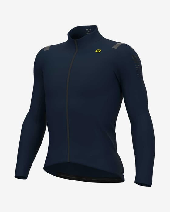 Maillot Alé R-EV1 Warm Race manga larga azul fuerte