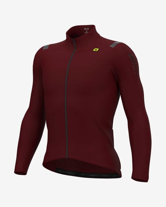 Maillot Alé R-EV1 Warm Race manche longue rouge intense