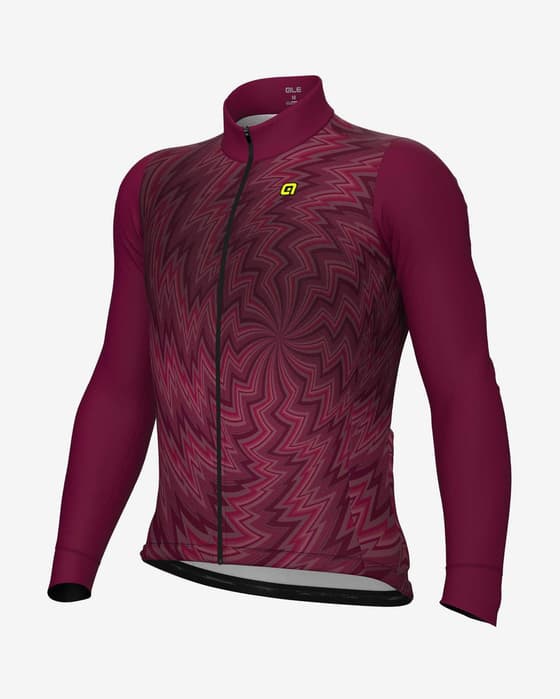 Maillot Alé PR.E Liquid manche longue violet foncé