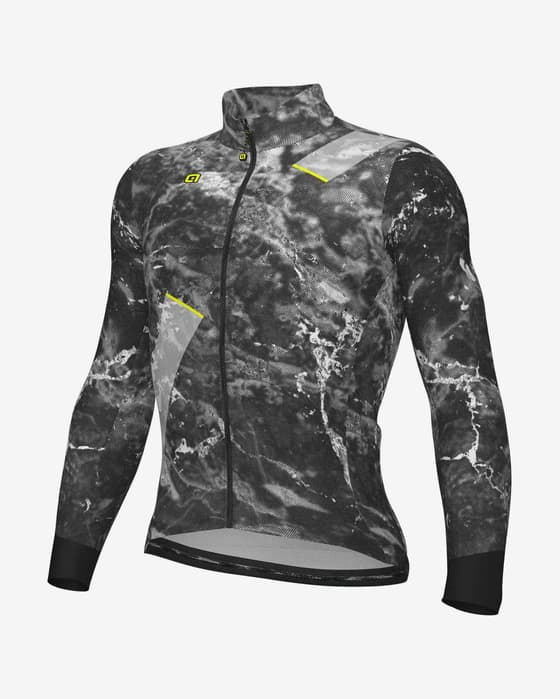 Maillot Alé PRAGMA Space manche longue noir profond blanc