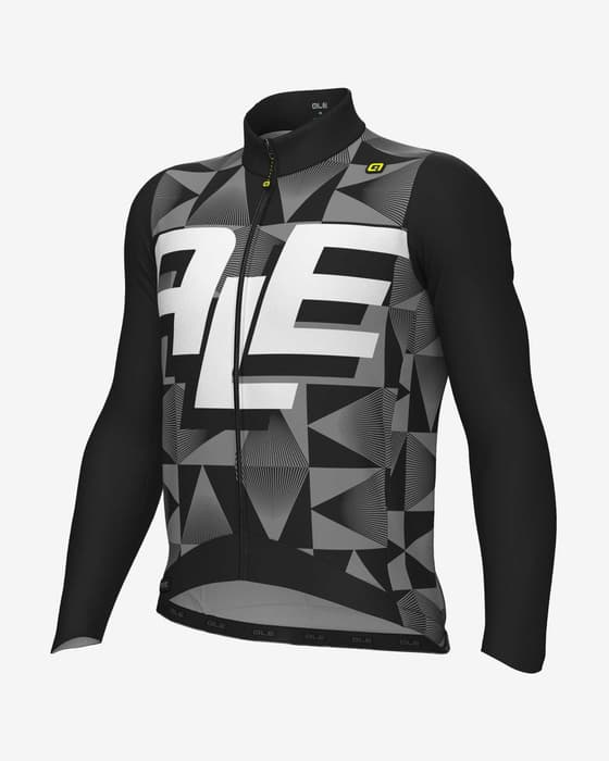 Maillot Alé PR.E Multiverso manche longue noir intense blanc