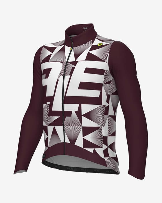 Maillot Alé PR.E Multiverso manche longue violet intense blanc