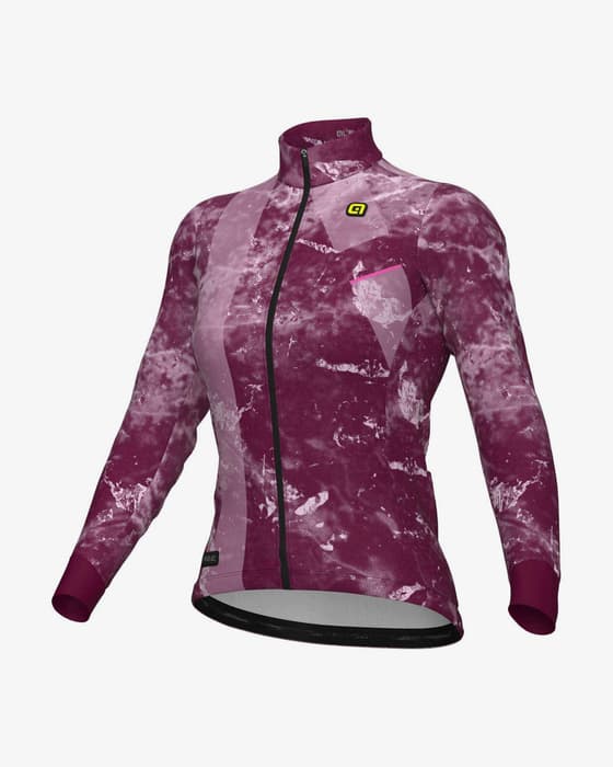 Maillot Alé PR.E Icy manche longue violet blanc femme