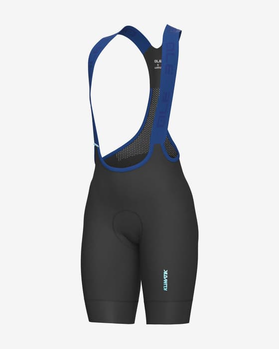 Short thermal bib shorts Alé Klimatik K-Tour light black blue Women
