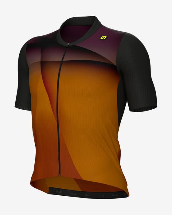 Maillot Alé R-EV1 Sprinter manches courtes marron lilas noir