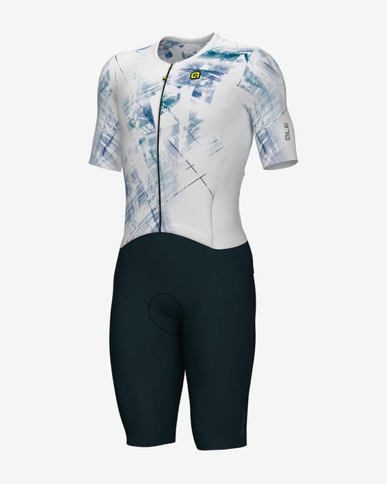 Traje integral Alé PR-E-Mirror blanco negro azul