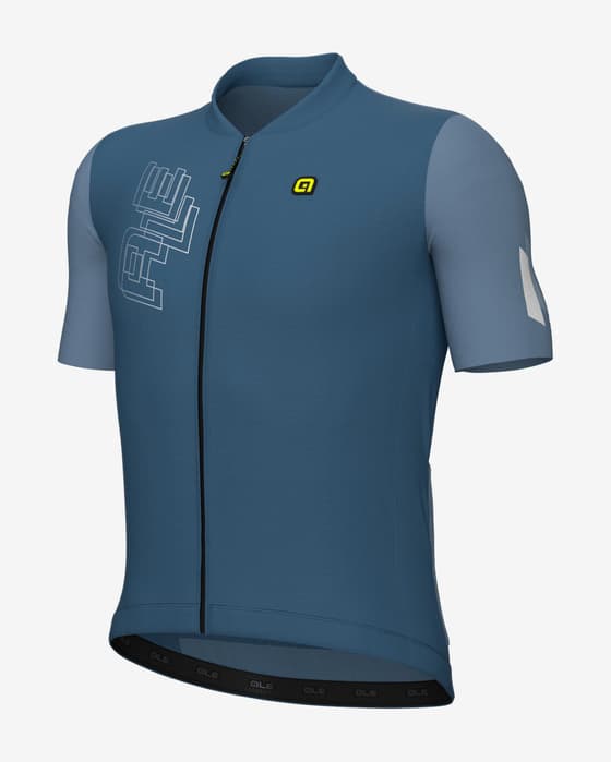 Maillot Alé PR-E Follow Me manches courtes bleuâtre
