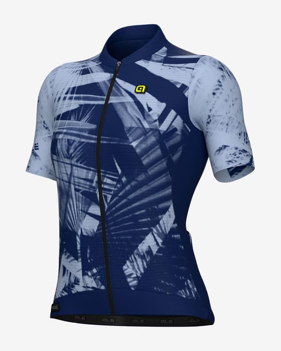 Maillot Alé PR.E Palm manches courtes bleu femme