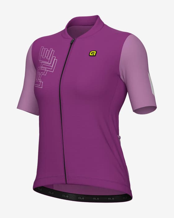 Maillot Alé PR.E Follow Me manches courtes lilas femme