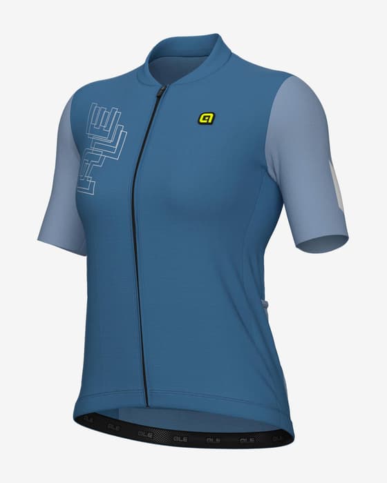 Maillot Alé PR.E Follow Me manches courtes bleu femme
