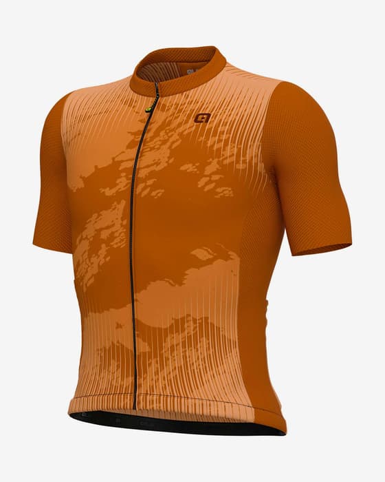 Maillot Alé Off Road Gravel Krakatoa manches courtes marron clair