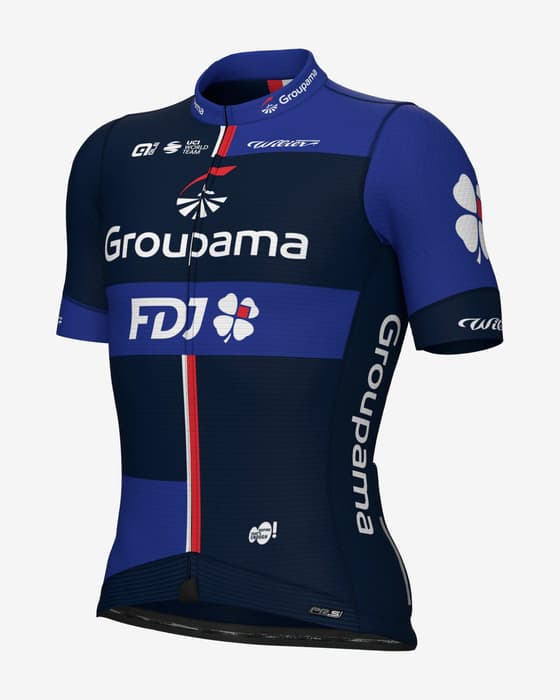 Maillot Groupama-FDJ PR-System 2024 manche courte bleu