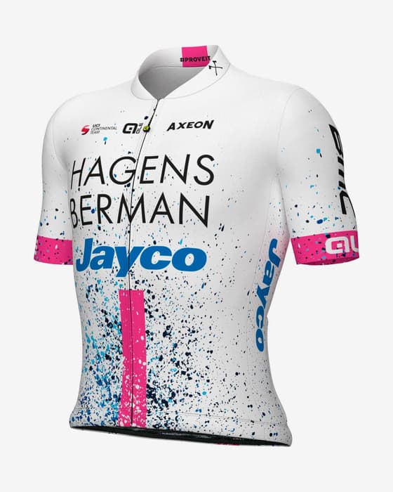 Maillot Team Axeon Prime 2024 manche courte blanc