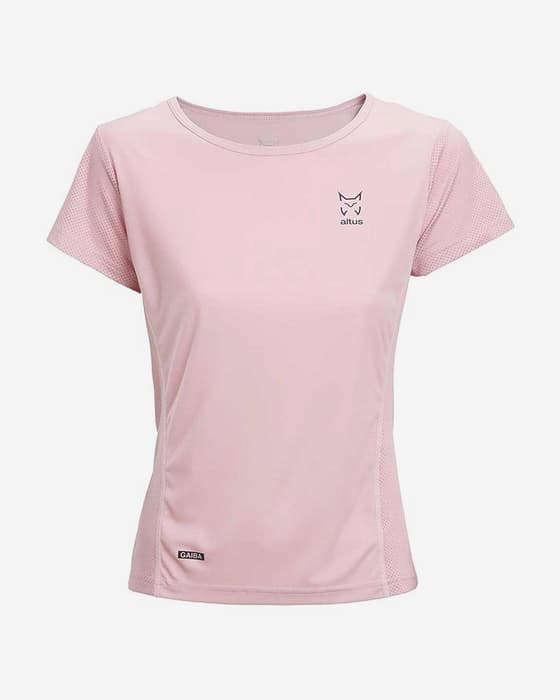 Camiseta Altus Gaiba manga corta rosa mujer