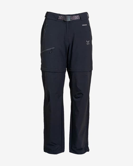 Altus Quetzal Convertible Trousers Black Anthracite Women