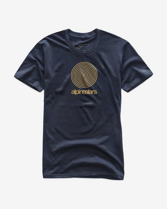 Camiseta Alpinestars The Spiral Premium manga corta negro oscuro naranja