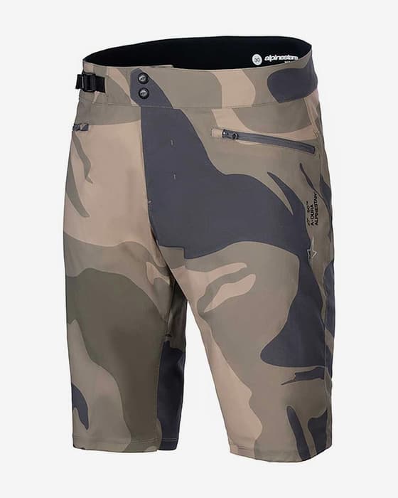 Calções Alpinestars A-Dura Camo verde azeitona cinza