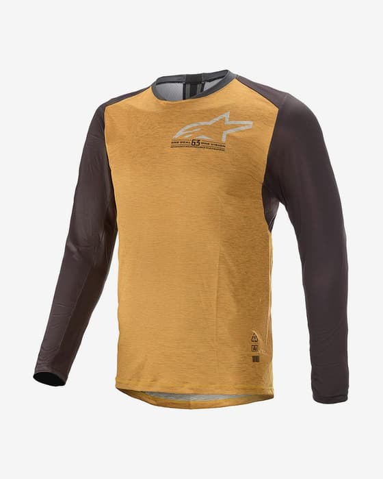 Maillot Alpinestars Alps 6.0 manche longue marron noir