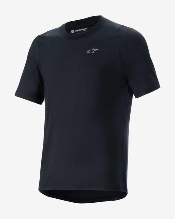 Maillot Alpinestars A-DURA Dri Wool manga corta negro