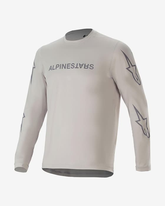 Maillot Alpinestars A-Dura Switch manches longues blanc pur gris