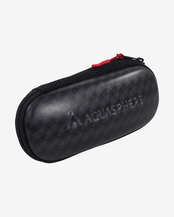 Estuche Aqua Sphere Google Case negro rojo