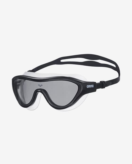Óculos de natação Arena The One preto com lentes esfumadas cinzento