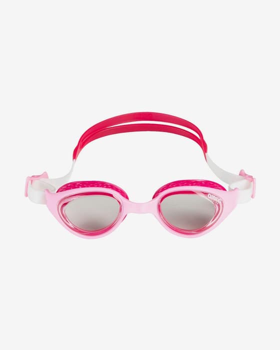 Gafas de natación Arena rosa con lentes oscuras gris infantil