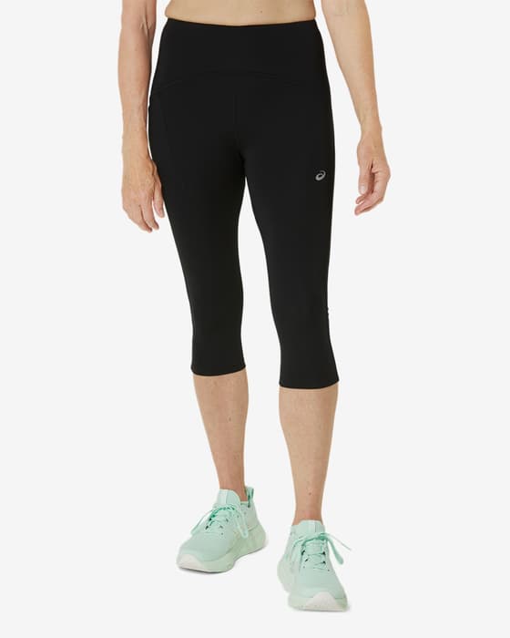 ASICS Road High Waist Capri 3/4 leggings black Women