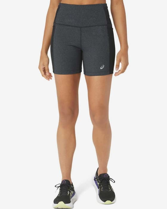 Malla corta ASICS Distance Supply 5 Inch Sprinter gris oscuro mujer