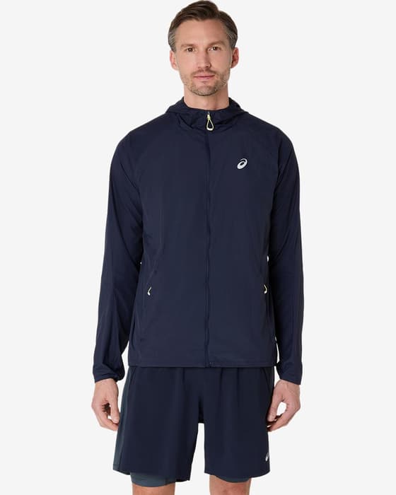 ASICS Road Packable Jacket Dark Blue