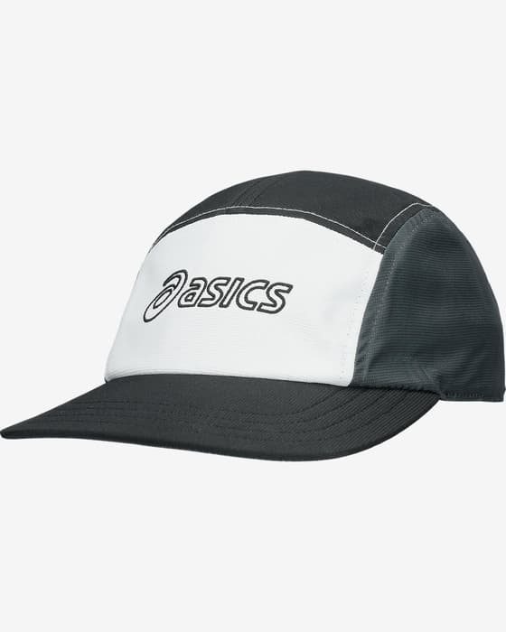Gorra ASICS 5 Panel negro blanco