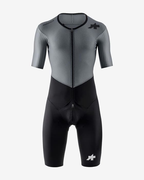 Traje integral Assos Le Houdini S11 gris negro