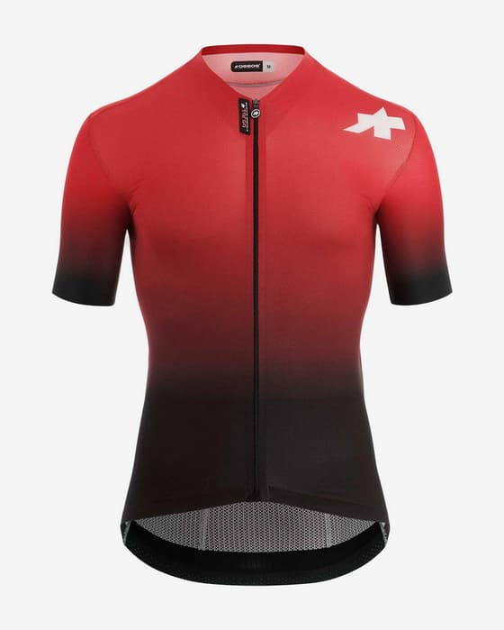 Maillot Assos Equipe RS S9 Targa manche courte rouge noir