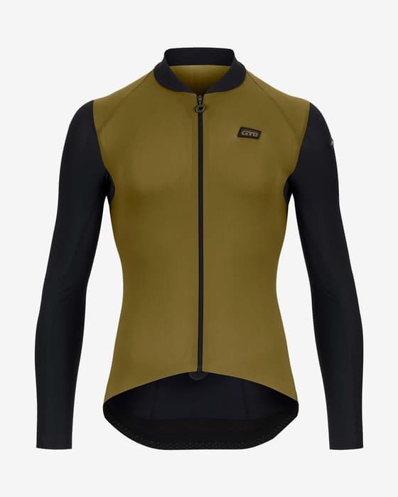 Maillot Assos MILLE GTO c2 manche longue jaune ocre noir