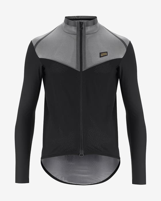 Assos Mille GTO Fuchsroehre c2 Light Waterproof Jacket Black Grey