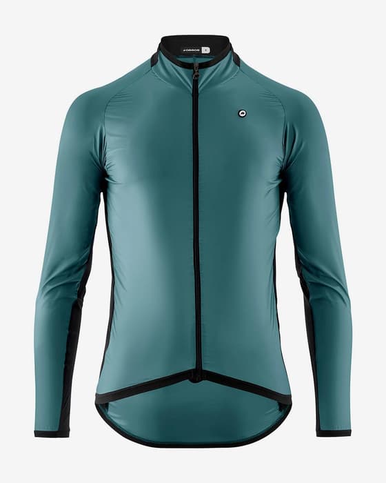 Assos Mille GT C2 Windbreaker Jacket Turquoise Green