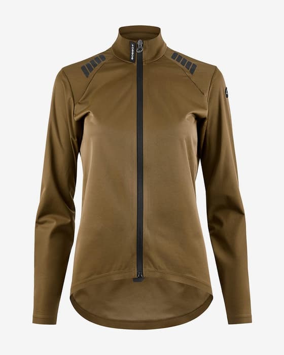 Assos Uma GT Shell S11 Windbreaker Jacket Brown Women