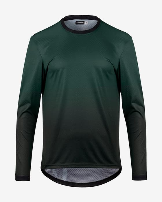 Maillot Assos Trail T3 manche longue vert pin
