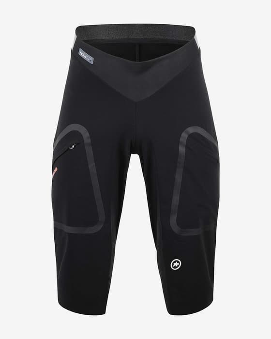 Assos Trail Tactica T3 3/4 Trousers without Chamois Pad Black