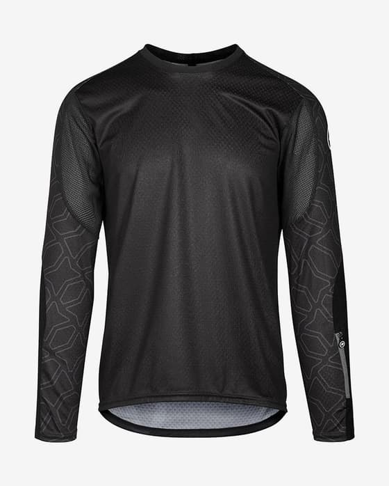 Maillot Assos Trail manga larga negro