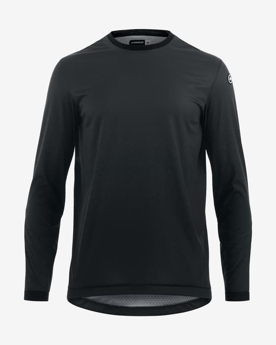 Maillot Assos Trail T3 Zodzilla manche longue gris foncé