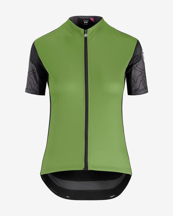 Maillot Assos XC manche courte vert noir femme