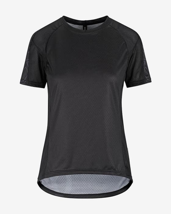 Maillot Assos Trail manga corta negro mujer